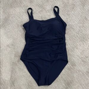 Elegant Navy One-Piece swimsuit